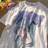 Фея японского аниме женская футболка летняя футболка с коротким рукавом Harajuku Kawaii уличная модная женская блузка одежда топ