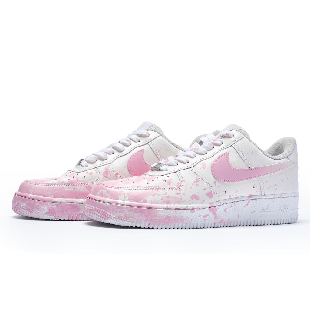 Nike Air Force 1 811 Manufacturing, Heart Stealing Scene, Special Shoe Box Low top Skateboard Shoes Women's White Pink DH2920-111(Team80-S-BOX)