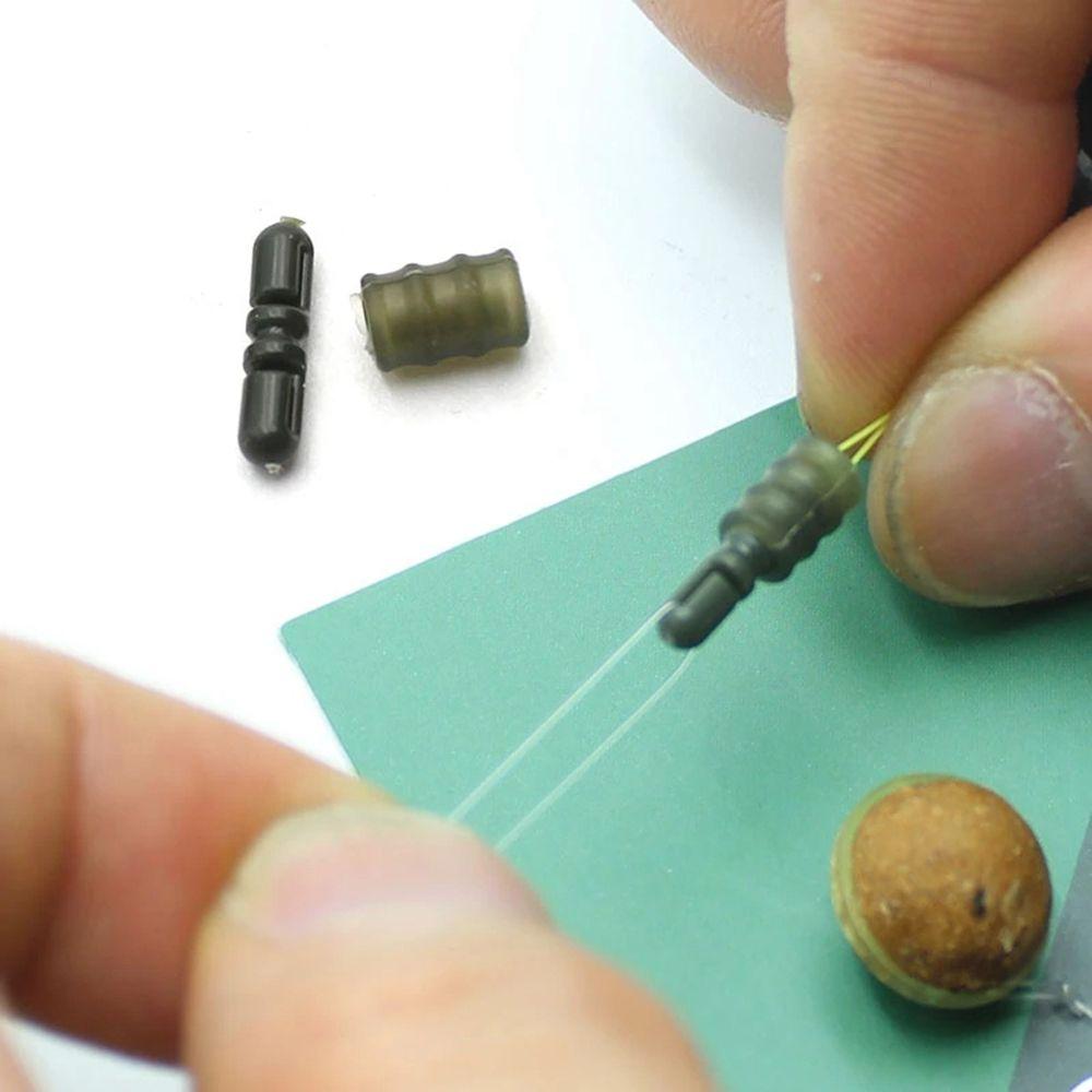 Carp Tackle Equipment Terminal Bead Fishing Rigs Connector Bead Fishing Feeder Line Holder Trough