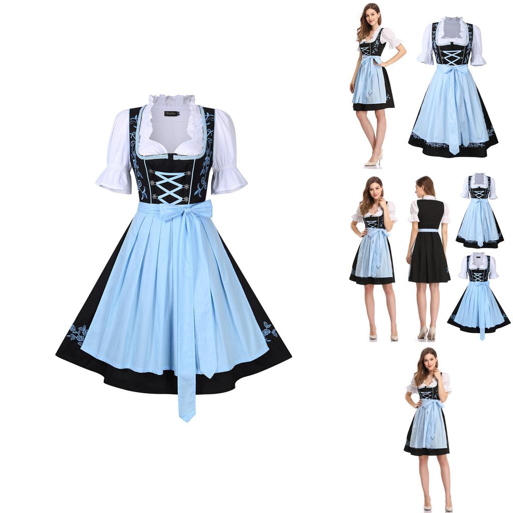 Элегантный женский традиционный цветочный набор Dirndl для празднования Октоберфеста