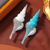 Glazed Conch Brooch Oil Drip Diamond Retro Imitation Enamel Brooch Accessories Clothing Coat Button Corsage