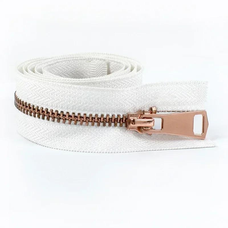 1/2 шт. Meetee №5 15-80 см Металлические молнии с закрытым/открытым концом для сумки, пуховика, кармана, швейная фурнитура, набор для ремонта молний, DIY, аксессуары для шитья