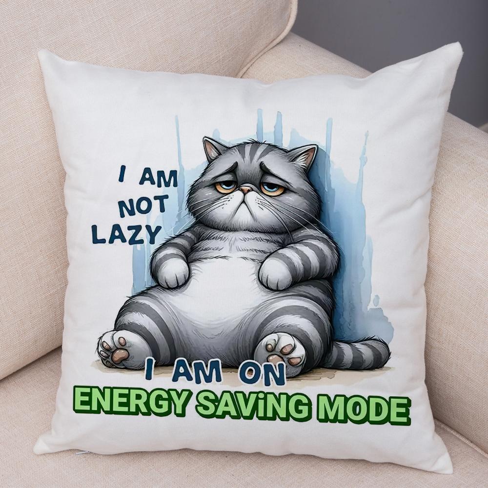 Smiling Monkey Pillowcase Double Print Do Not Disturb Sloth Cushion Cover Soft Plush Sassy Duck Pillowcase for Sofa Home Car