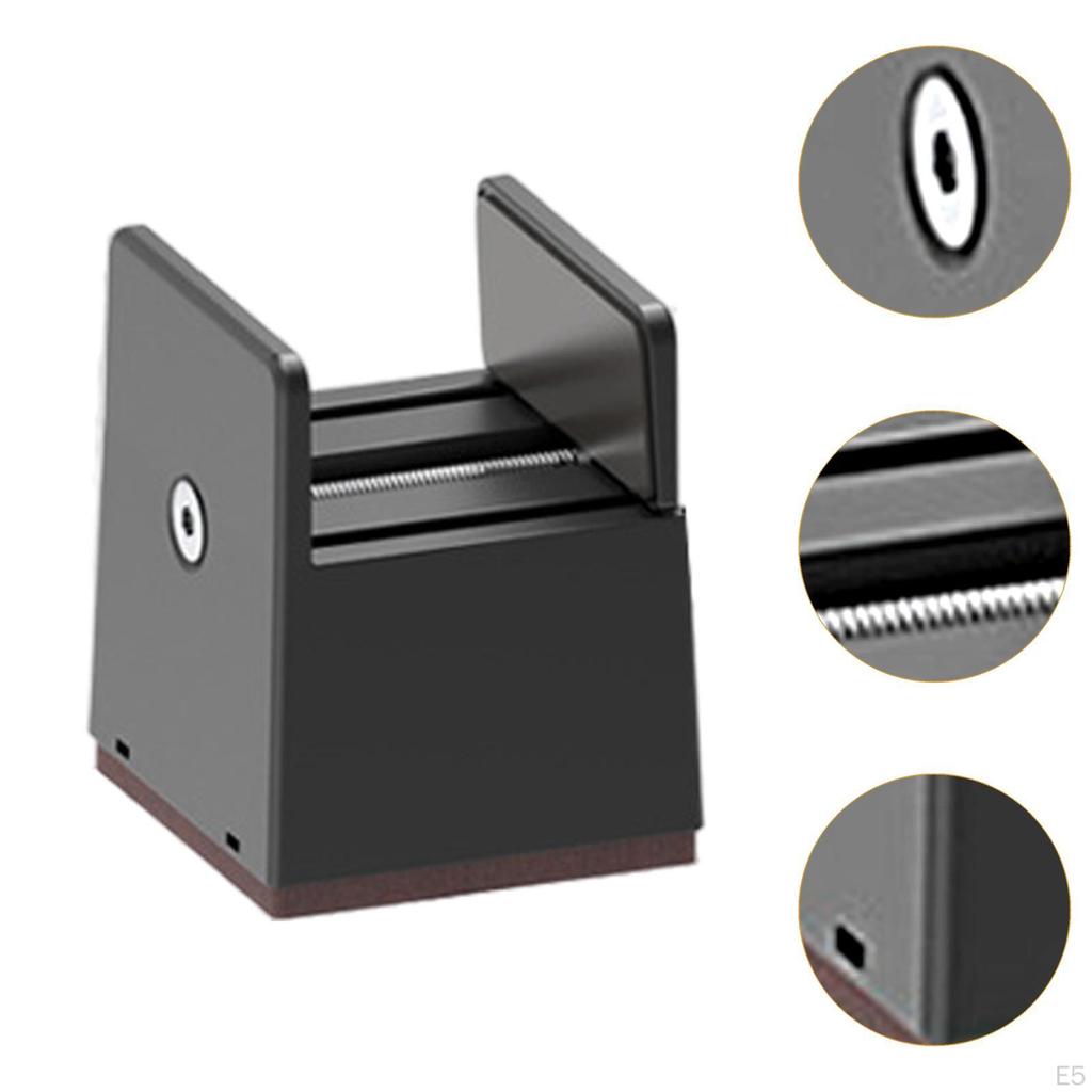 4 Pieces Bed Risers Furniture Lifts Shockproof Anti Slip Chair with