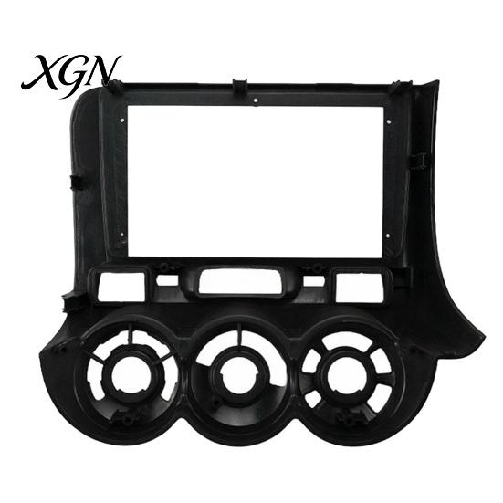 Dashboard Mounting Frame 9 Inch Car Radio Fascia Kit for Honda Jazz Fit 2006 RHD Trim Replacement Manual AC, Navigation Panel Frame, Stereo
