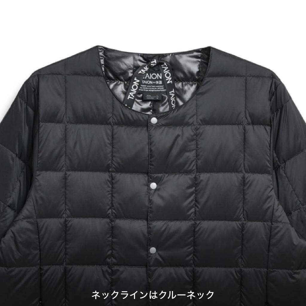 Пуховик Taion с рукавами 3/4 и круглым вырезом 014 мужской