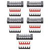 5 комплектов 6-позиционных клеммных колодок M3 винтовая клеммная колодка с короткими соединительными перегородками 15A 60