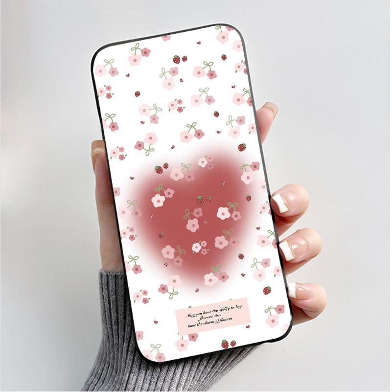 Для Nokia 106 2G 2023 / Nokia 106 4G 2023 Чехол Роскошный Модный Черный Гелевый Мягкий ТПУ Силиконовый Чехол с Рисунком Бабочки и Цветы
