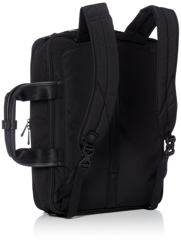 Мужская черная сумка-трансформер для бизнеса Ace Gene 55164, вмещает 13-дюймовый ноутбук, формат A4, оснащена светоотражателями и может быть установлена