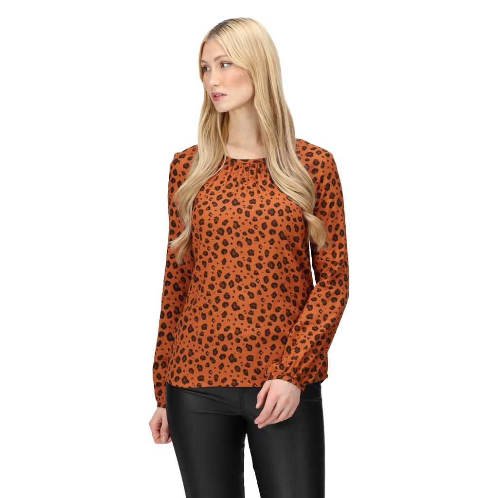 Regatta Womens/Ladies Hadria Animal Print Blouse