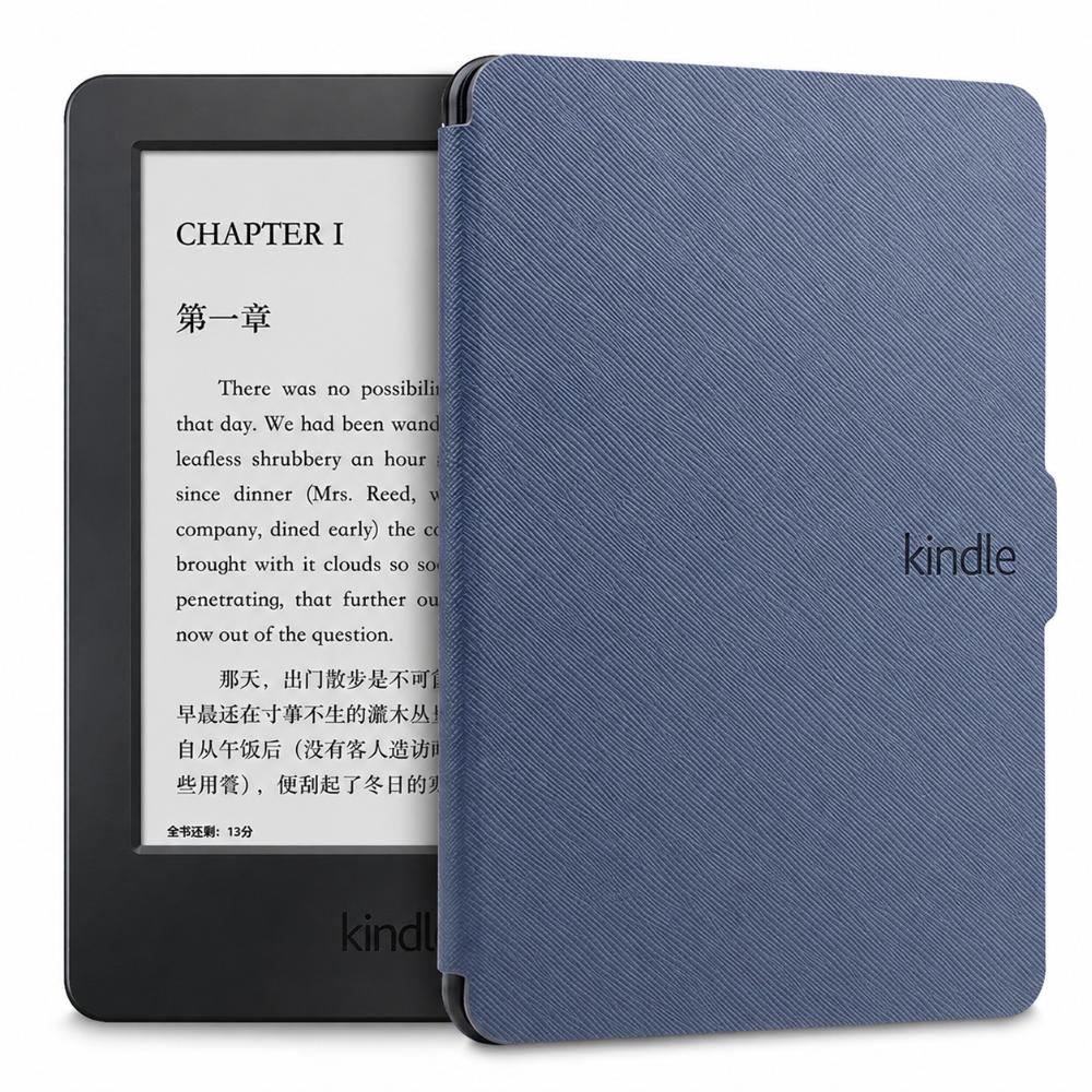 Ultra Slim Folio Cross Grain Cover PU Leather Smart Case Protective Shell