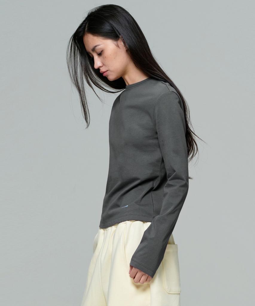 ERA Women Era Essential Ls T - Washed D.Gray