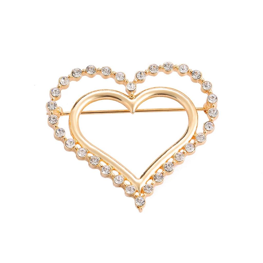 1Pc Creative Personalized Love Brooch Korean Edition Fashion Pin Sweet and Cute Jewelry Accessories Party Birthday Festival Gift