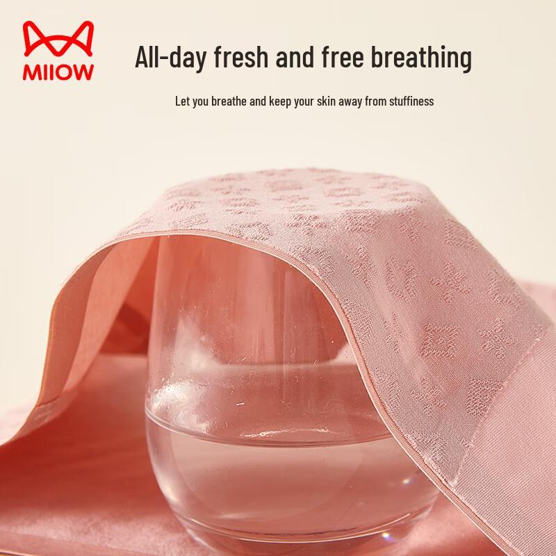 Maoren Women's 7A Antibacterial High-Waist Briefs 4-Pack