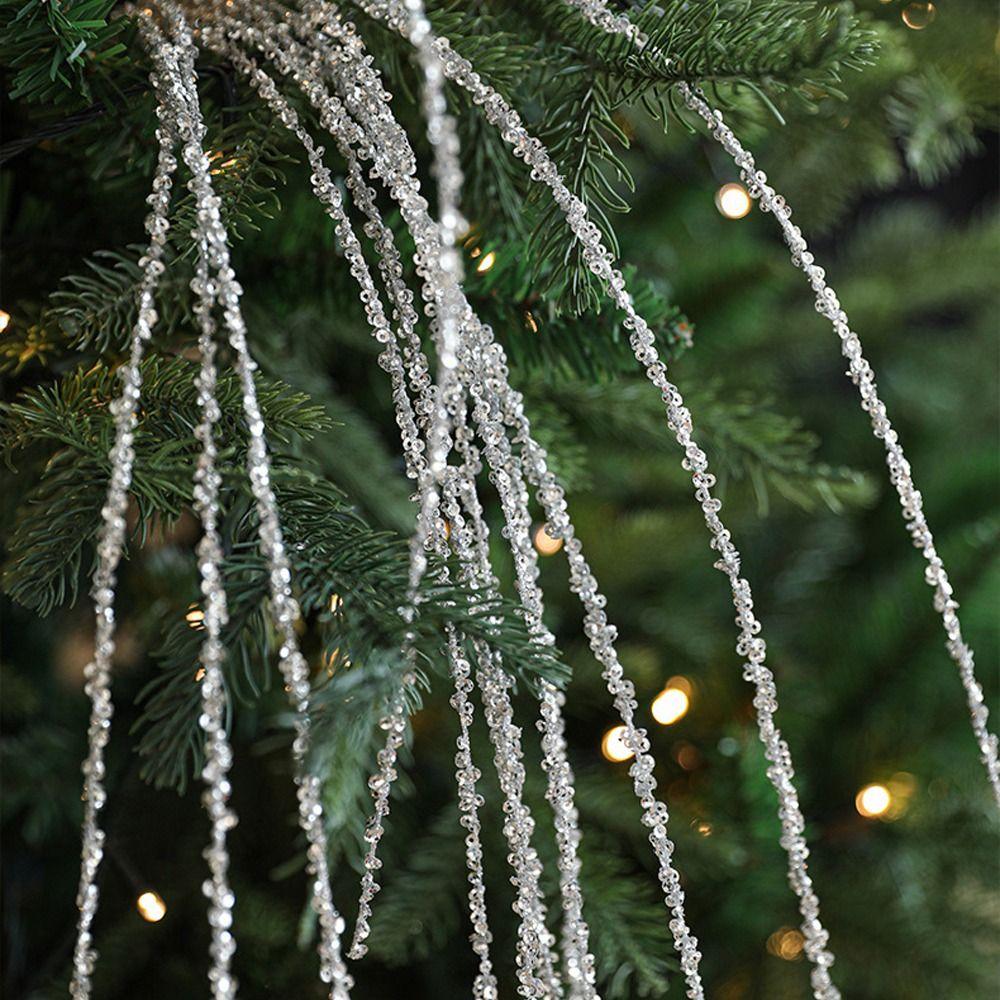 Блестки Искусственные рождественские блестящие ветки 90 см елочные украшения Домашнее украшение