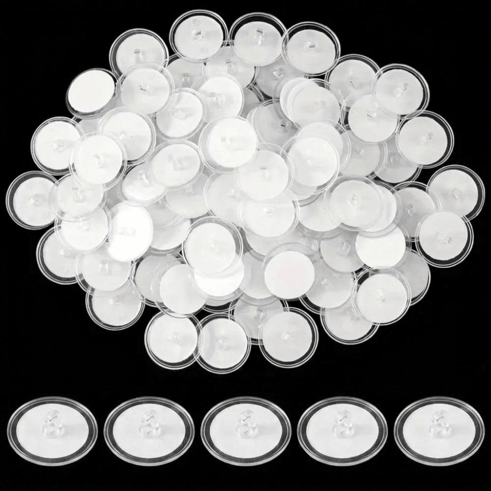 100Pcs Self-Adhesive Utility Hooks Mark-Free Wall Hooks Wedding Decorations