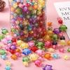 Акриловые 11мм бусины-пентаграммы Внешний цвет Средние бусины Прозрачные бусины Звезда Рассыпные бусины Бисероплетение DIY Ожерелье Ювелирные аксессуары