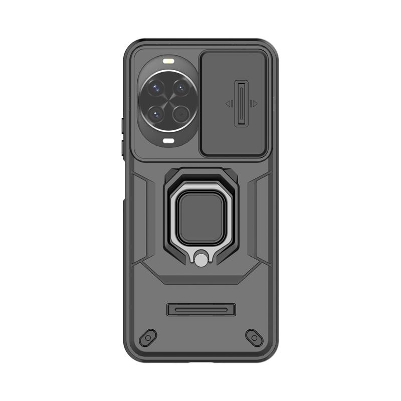 Magnetic Ring Holder Shockproof Armor Phone Case For Huawei Nova 14 Pro Nova14 Ultra 5G Slide Camera Protect Cover