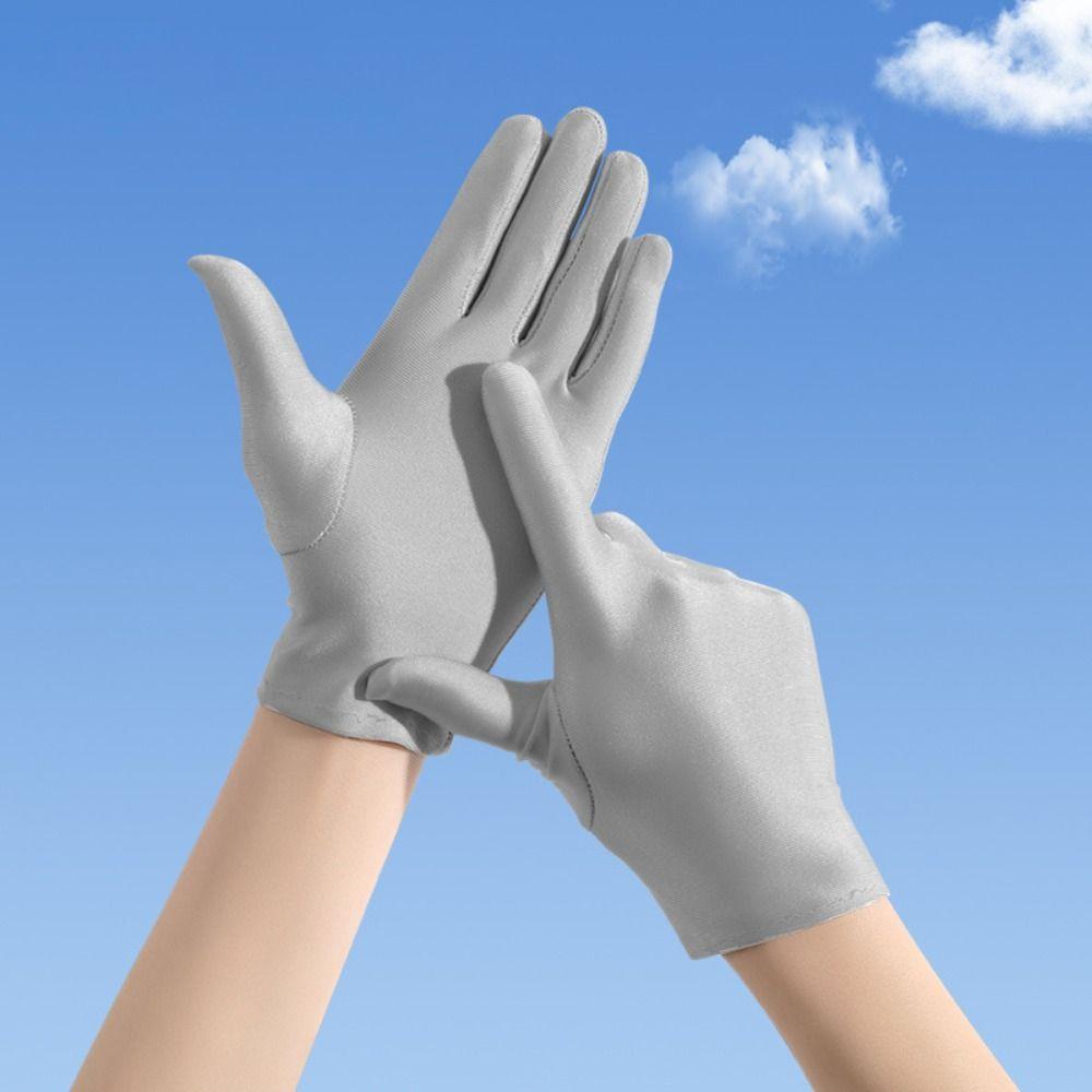 Солнцезащитные перчатки для вождения Нескользящие перчатки для официантов Летние бытовые перчатки Женские