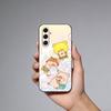 Cartoon LuLu Pig Phone Case For Samsung Galaxy A73,21,22,32,71,53,52,51,80,5G Soft Black Cover