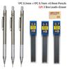 0.3 0.5 0.7 0.9 1.3 2.0 3.0mm Mechanical Pencil Full Metal Art Drawing Painting Automatic Pen Office School Supply Stationery
