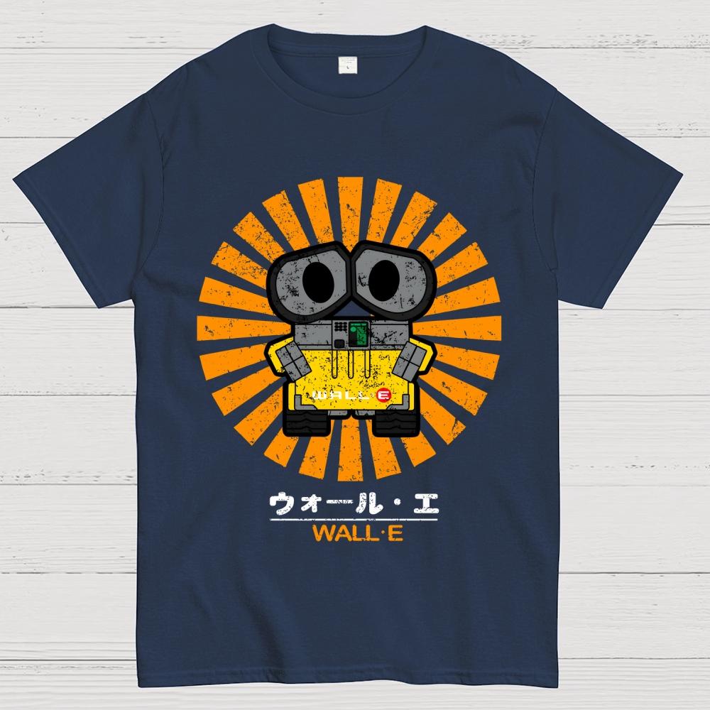 Wall E Retro Cotton Summer Casual Cool Loose T-Shirt