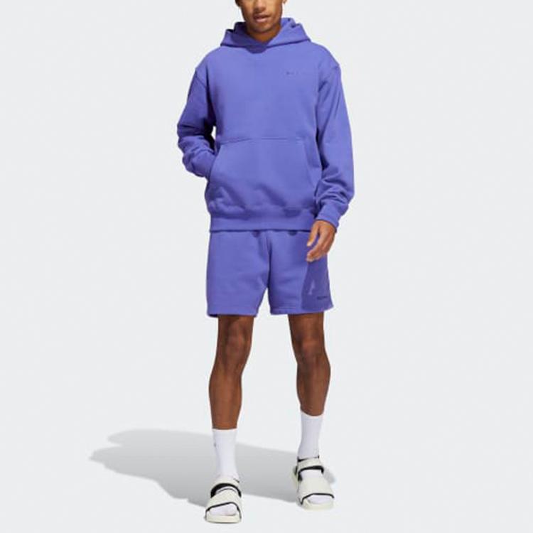 Adidas Мужские толстовки Originals X Pharrell Williams Solid Color Hoodie Purple HF9896