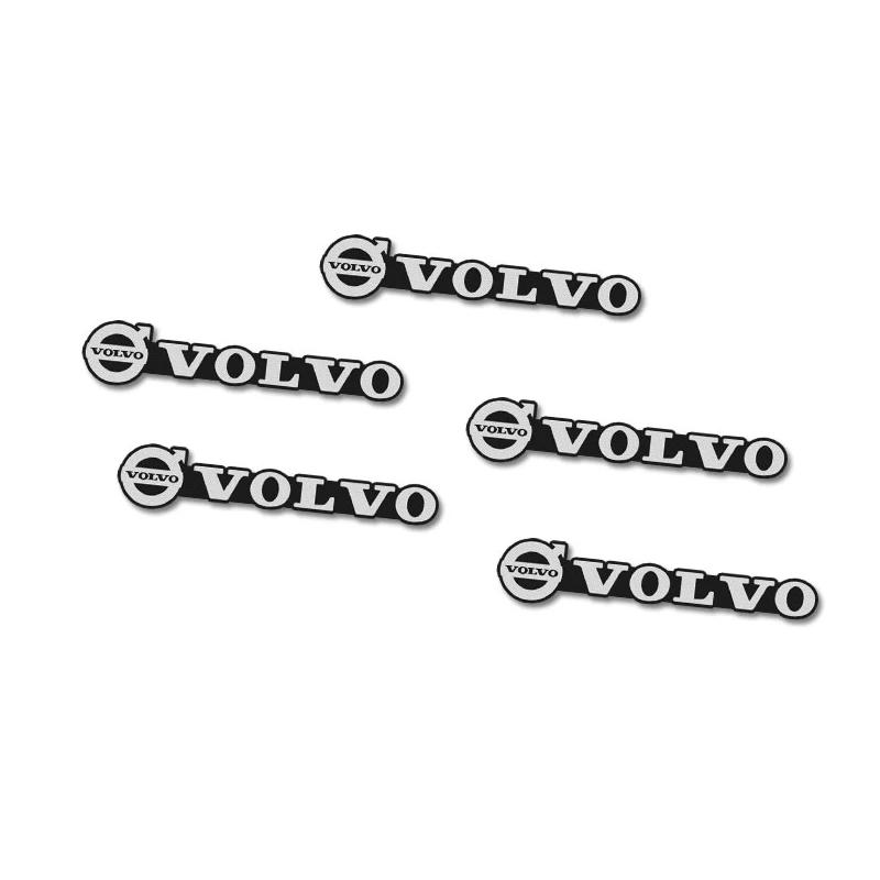 AALD1 Car Audio Decorate 3D Aluminum Badge Emblem Sticker For Volvo XC60 V40 XC40 V60 XC90 S60 V70 S90 CX70 V90 EX90 S80 EX30 AWD V50