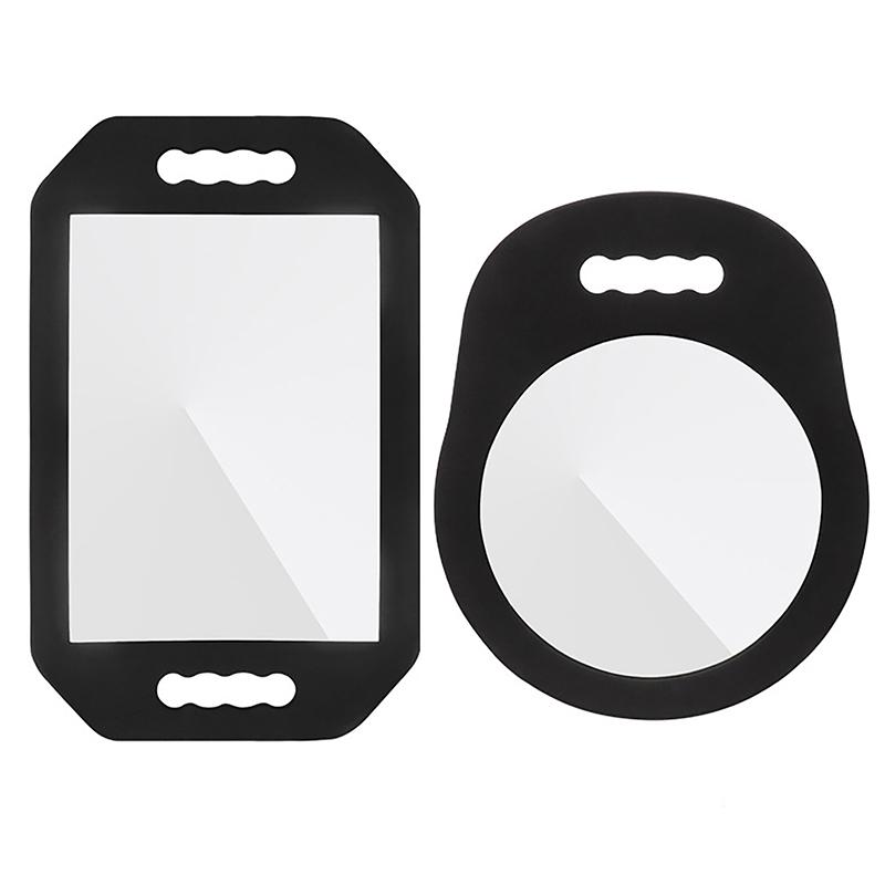 Ручное парикмахерское зеркало из пенопласта Круглое прямоугольное парикмахерское зеркало из пенопласта