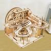 3D Деревянный Пазл DIY Механическая Ручная Модель Наборы для Сборки Сборные Игрушки Мраморный Трек Набор с 4 Шариками для Взрослых Детей Подарки