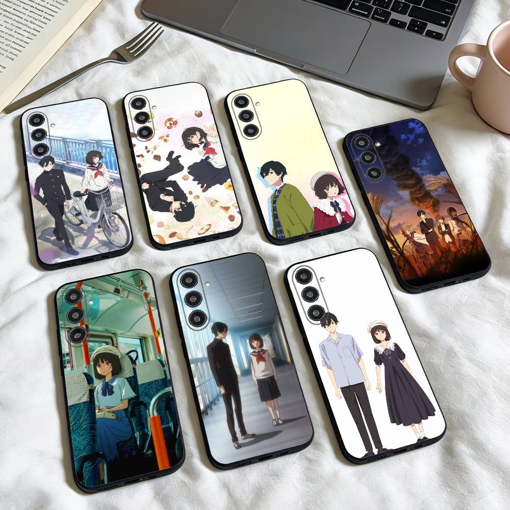 Аниме S-Shoushimin Чехол для телефона для Samsung Galaxy A73, A72, A71, A70, A53, A52, A51, Другие Мягкий черный корпус