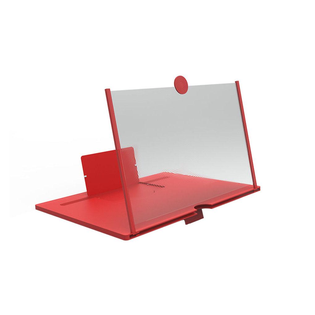 Phone Screen Amplifier Folding Mobile Magnifier 3D Enlarge Stand 10/12 Inch