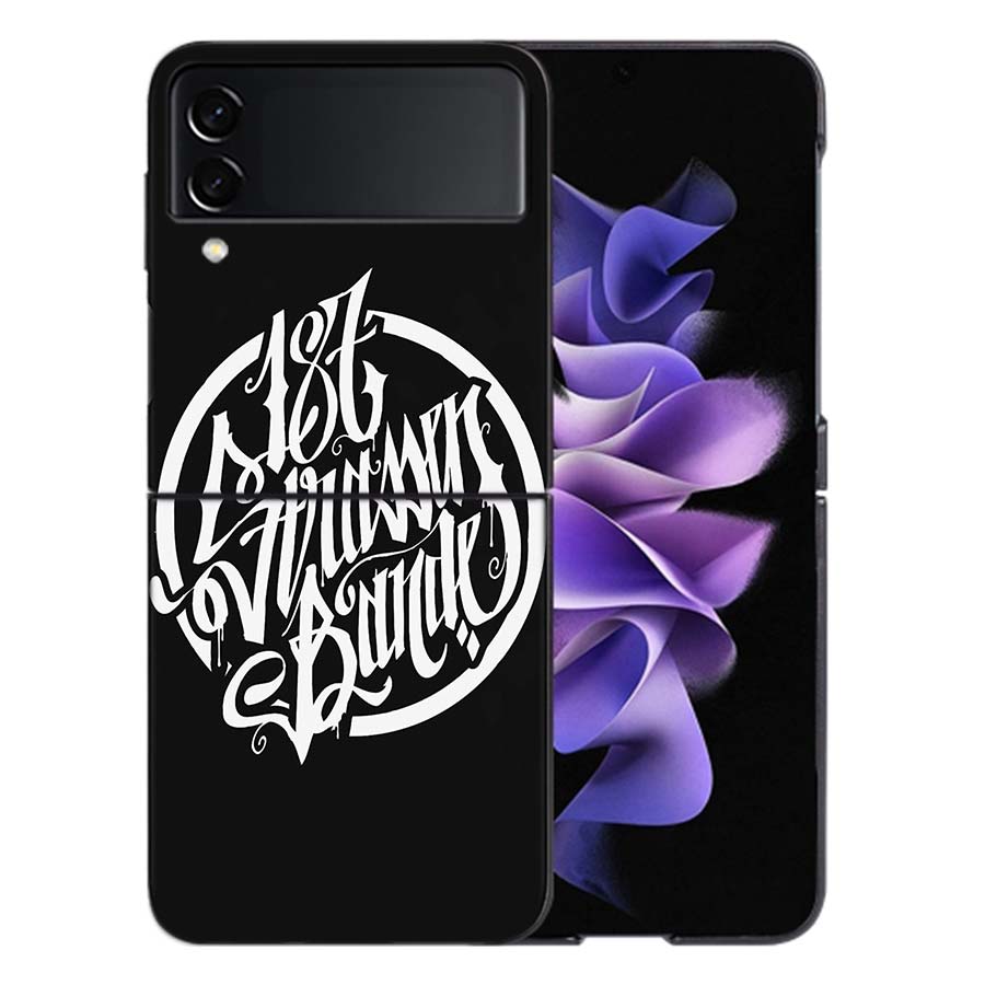 187 Strassenbande Coque For Samsung Z Flip7 6 Galaxy Case Shockproof Z Flip5 Z Flip3 4 5G Hard Cover Phone TPU PC Hard Funda