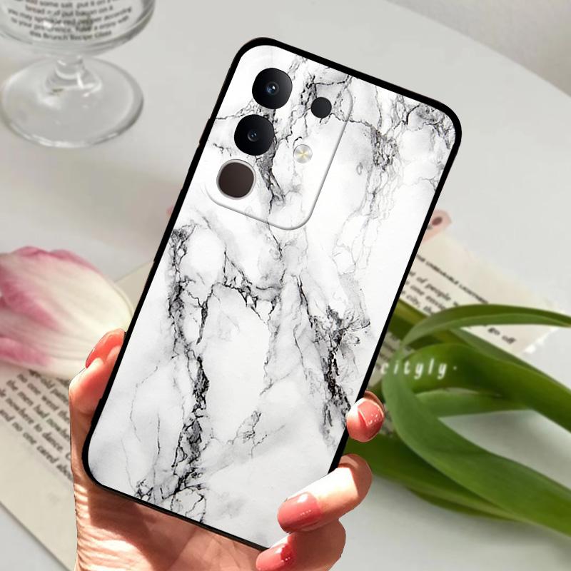 Чехол для Vivo Y29 4G 5G Милый Лев Тигр Мягкий Силиконовый Защитный Чехол для телефона vivo T4x 5G Модный Крутой Бампер Fundas Чехол