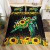 Sea Turtle Duvet Cover Underwater World Themed Marine Life Bedding Set for Women Teen Boys and Girls Gift for Bedroom Decoration