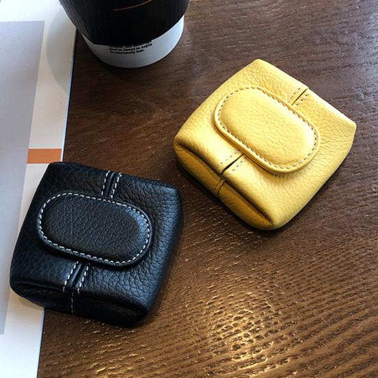 Мини кошелек для монет на кнопке, маленький кошелек, чехол для мелочи, женский кошелек для ключей, губной помады, наушников, органайзер для сумочки