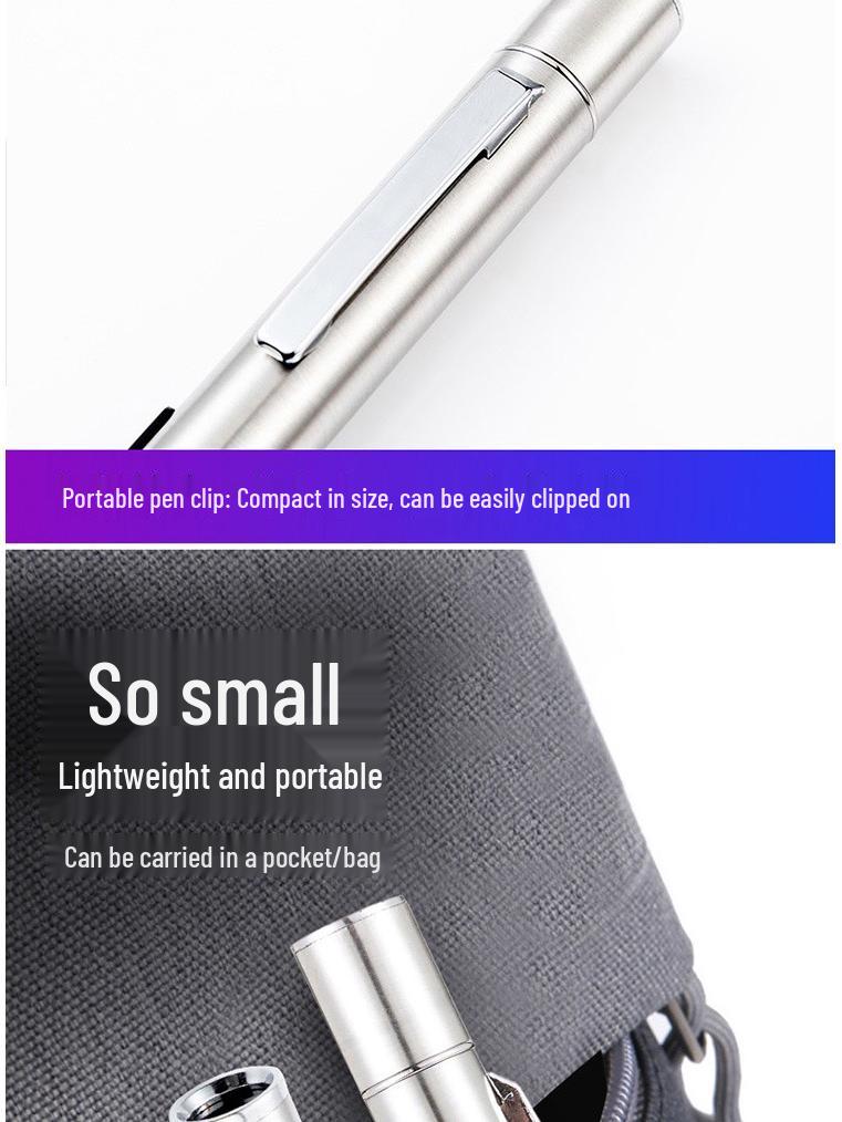 Wood's Lamp UV Flashlight for Cat Ringworm Detection with USB Charging, Fungal Fluorescence, and Money Verification