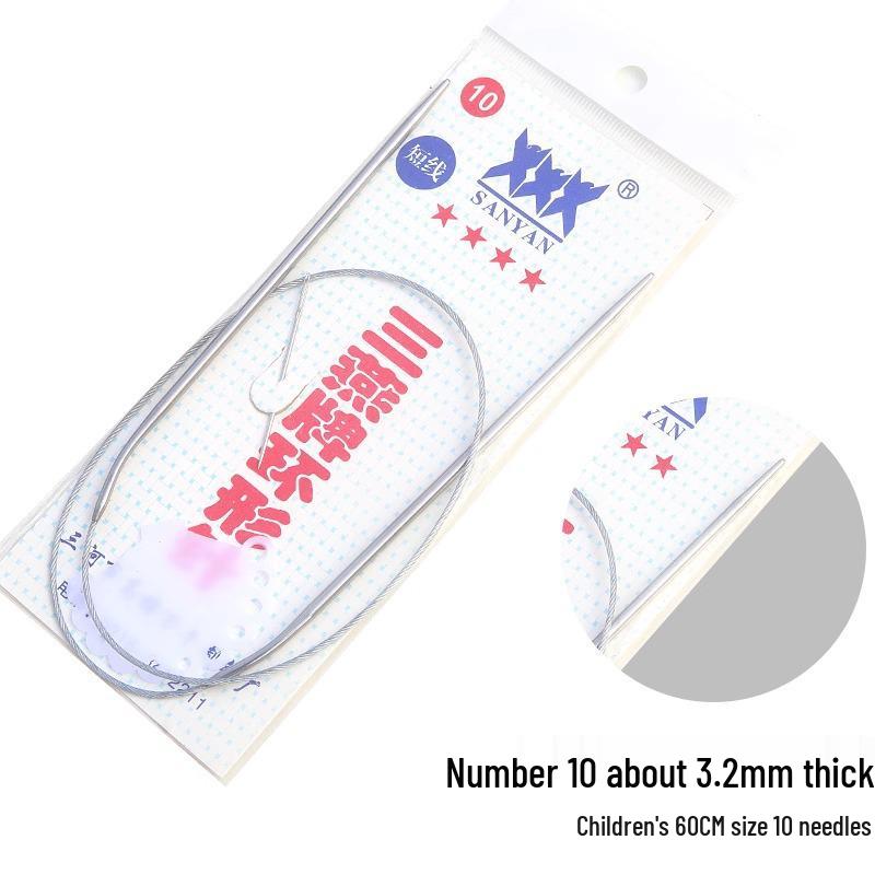 Набор circular knitting and crochet needles Sanyan из нержавеющей стали