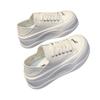 Ugly Cute Big Head Casual Canvas Little White Shoes Women's 2025 Spring and Summer New Thick-soled Heightening Soft-soled Casual Sports Shoes