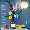 Bouquet And Succulent Set Assembled Building Block For Creative Play