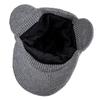 New Winter Hat Fur Lined Beanie Warm Earflap Brim Cap Stylish Hats For Men Outdoor Thicken Ski Sports Knitted Hat Warm Gift