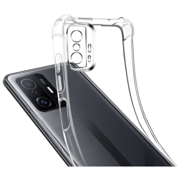 Case for Xiaomi 11T 5G - Phonillico - Ultra Slim - Shockproof - Soft Silicone - Transparent