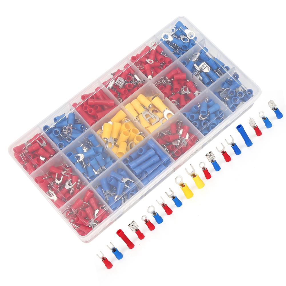 520 шт. Клемма холодной прессовки Изолированный быстроразъемный соединитель Проводной электрический аксессуар