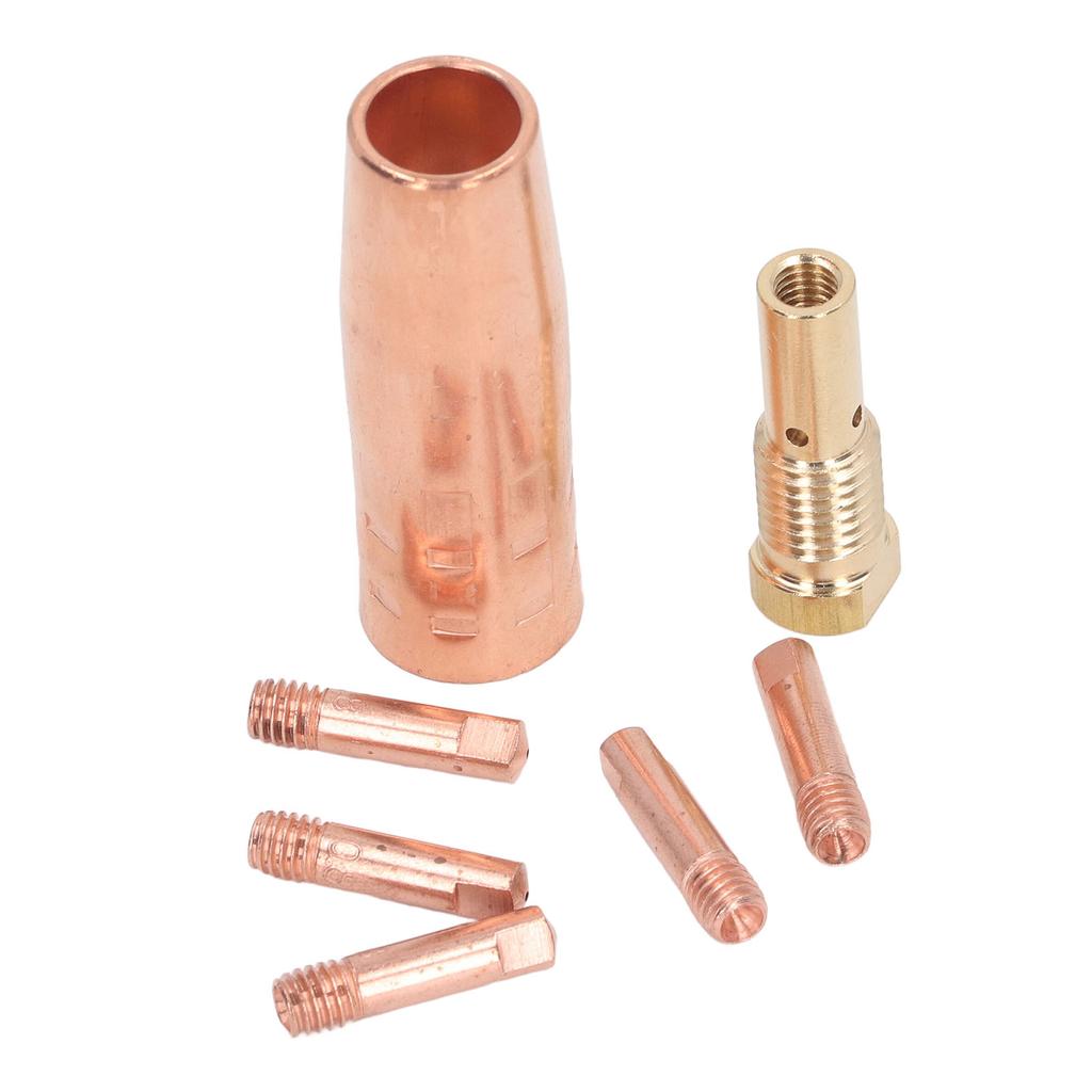 Аксессуар для сварочного пистолета Mig Flux Core Gasless 0,8 мм 0,031 дюйма Комплект наконечников сопла из латуни Оборудование для