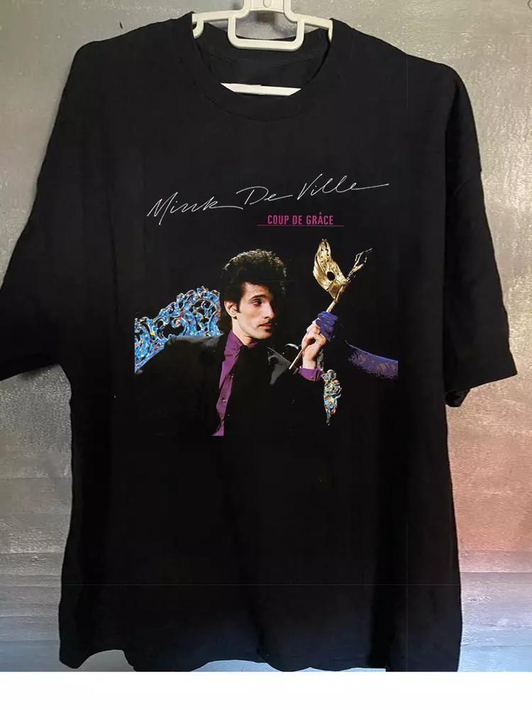 Mink DeVille Band Coup de grace Album T Shirt Full Size S-5XL Unisex T-Shirt