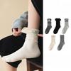 Female Spring Bow Lace Cloth Mark Breathable Sweat Absorbent Boneless Tube Cotton Socks