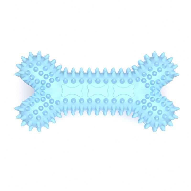 Durable Tpr Chew Toy For Dogs Wholesale Gnawing And Grinding Bone Shape Factory Direct Sale