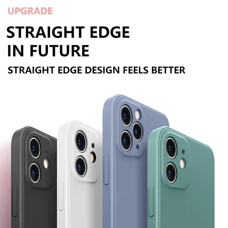 Роскошный жидкий силиконовый чехол для iPhone 16 15 13 12 11 14 Pro Max 15 Plus XR XS однотонный защитный чехол от падений и столкновений
