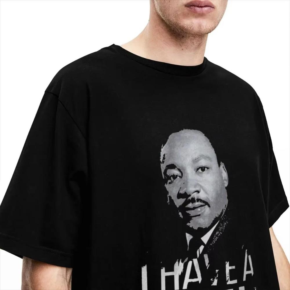 Мужские Женские У меня есть мечта Мартин Лютер Кинг Футболки Одежда Хлопковые Топы Футболка Потрясающие Футболки Лето