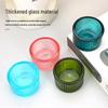Прозрачный полосатый стеклянный подсвечник - Цветной ароматический scented свадебное украшение